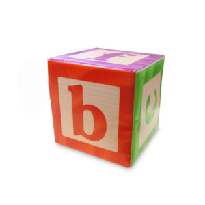 soft play alphabet block